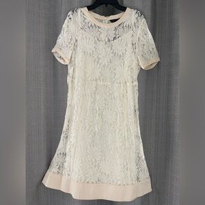 Marc by Marc Jacobs Daisy Lace Cream Dress